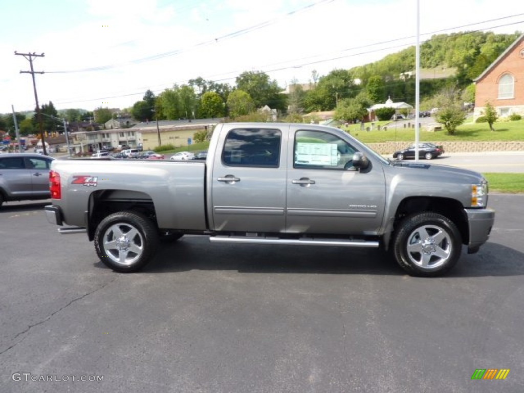 Graystone Metallic 2013 Chevrolet Silverado 2500HD LT Crew Cab 4x4 Exterior Photo #70626640