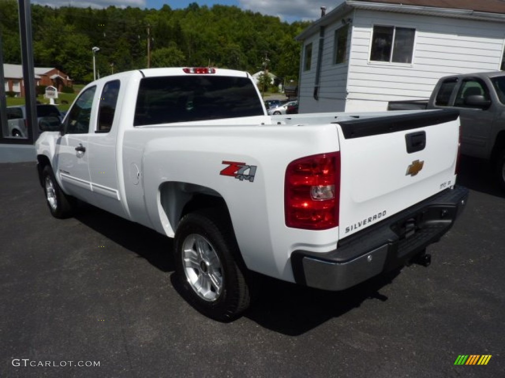 2013 Silverado 1500 LT Extended Cab 4x4 - Summit White / Ebony photo #5