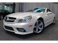Diamond White Metallic 2009 Mercedes-Benz SL 550 Roadster Exterior