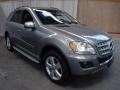 2010 Palladium Silver Metallic Mercedes-Benz ML 350 4Matic  photo #7