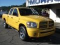 2008 Detonator Yellow Dodge Ram 1500 Sport Quad Cab 4x4  photo #2