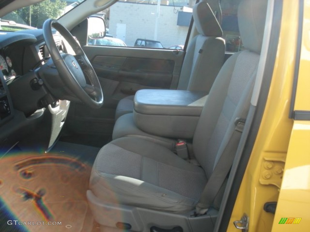 2008 Ram 1500 Sport Quad Cab 4x4 - Detonator Yellow / Medium Slate Gray photo #8
