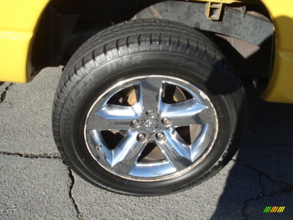 2008 Ram 1500 Sport Quad Cab 4x4 - Detonator Yellow / Medium Slate Gray photo #21