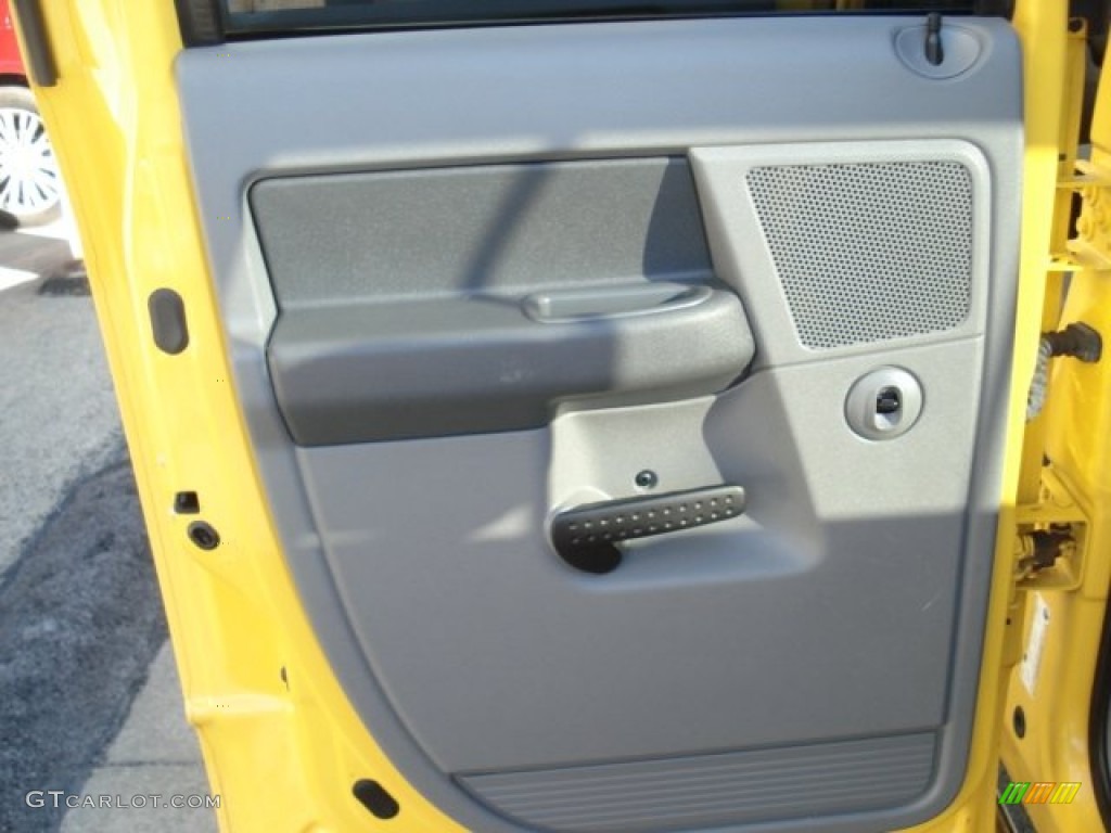 2008 Ram 1500 Sport Quad Cab 4x4 - Detonator Yellow / Medium Slate Gray photo #25