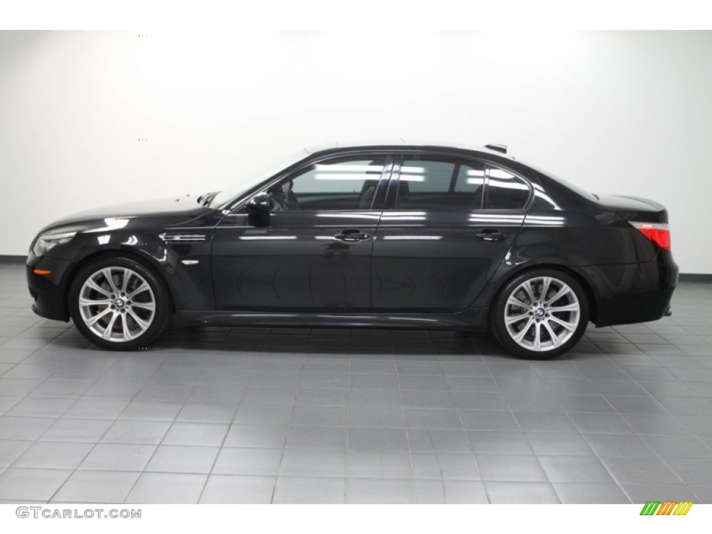 Black Sapphire Metallic 2010 BMW M5 Standard M5 Model Exterior Photo #70630090