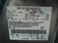 UJ: Sterling Grey Metallic 2010 Mercury Mariner V6 Premier 4WD Color Code