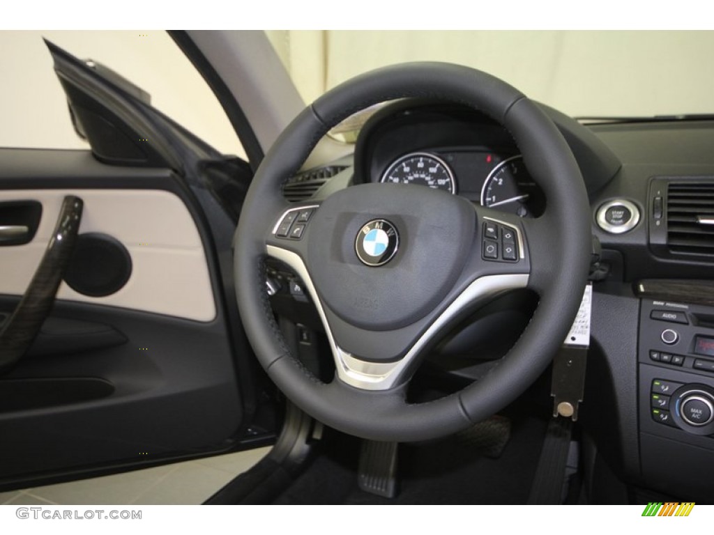 2013 1 Series 128i Coupe - Space Gray Metallic / Oyster photo #4