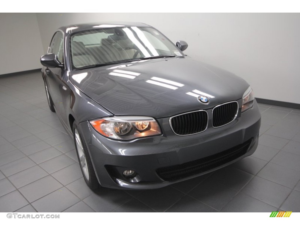 2013 1 Series 128i Coupe - Space Gray Metallic / Oyster photo #6