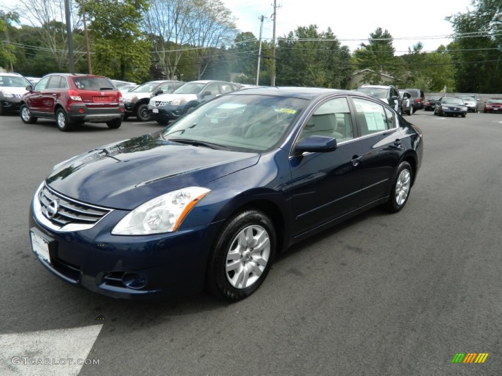 2010 Altima 2.5 S - Navy Blue / Blond photo #1