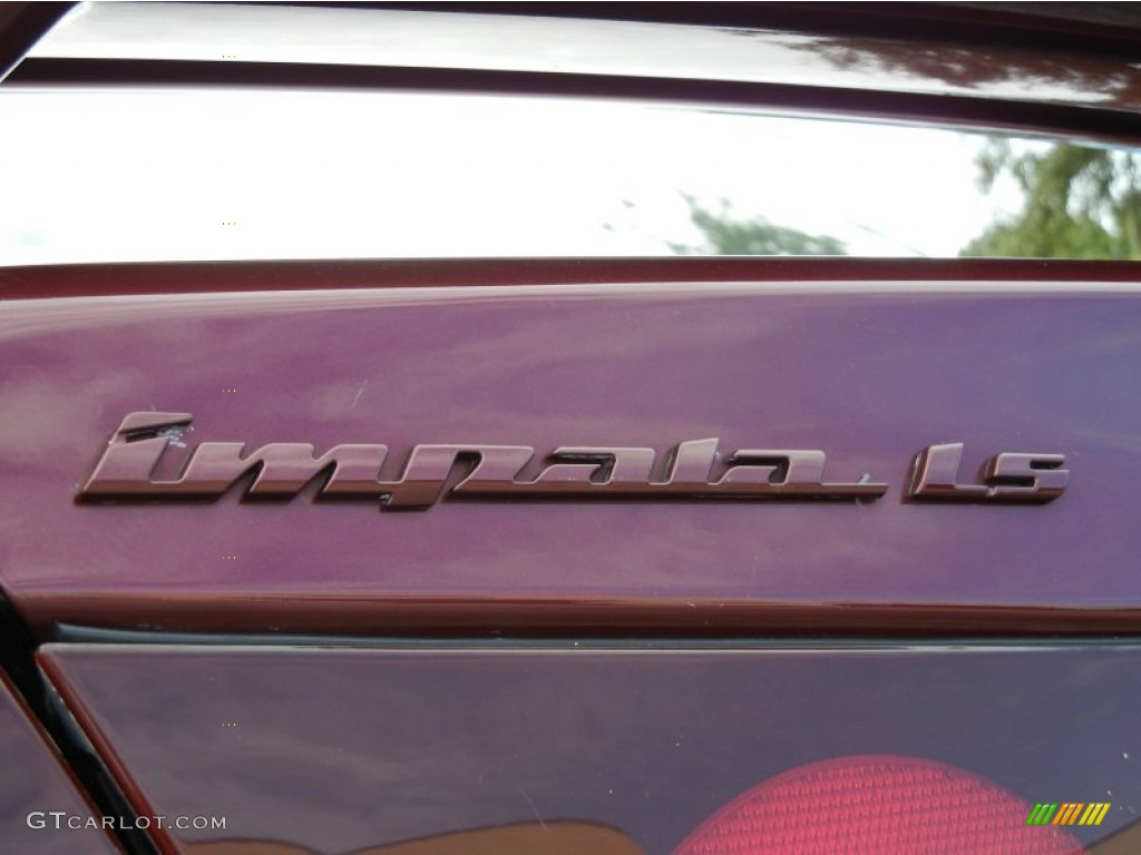 2001 Impala LS - Dark Carmine Red Metallic / Medium Gray photo #9