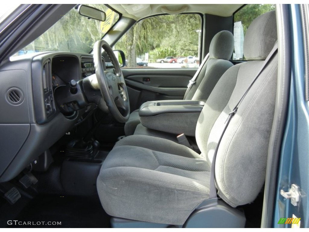 Dark Charcoal Interior 2007 Chevrolet Silverado 2500HD Classic Work Truck Regular Cab 4x4 Photo #70631653
