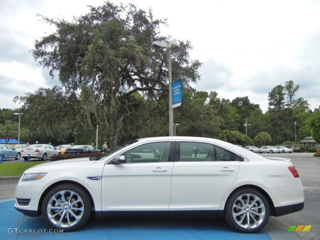 White Platinum Tri-Coat 2013 Ford Taurus Limited Exterior Photo #70631779