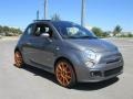 2012 Grigio (Grey) Fiat 500 Sport  photo #7