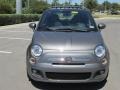 2012 Grigio (Grey) Fiat 500 Sport  photo #8