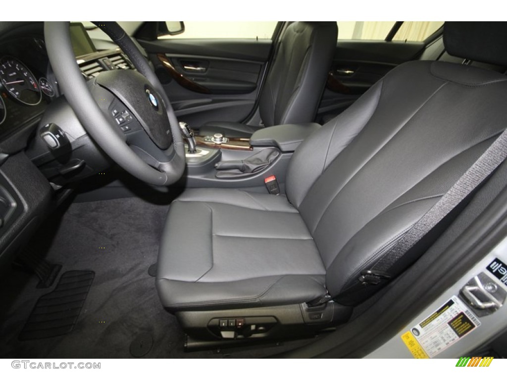 2013 3 Series 328i Sedan - Glacier Silver Metallic / Black photo #3