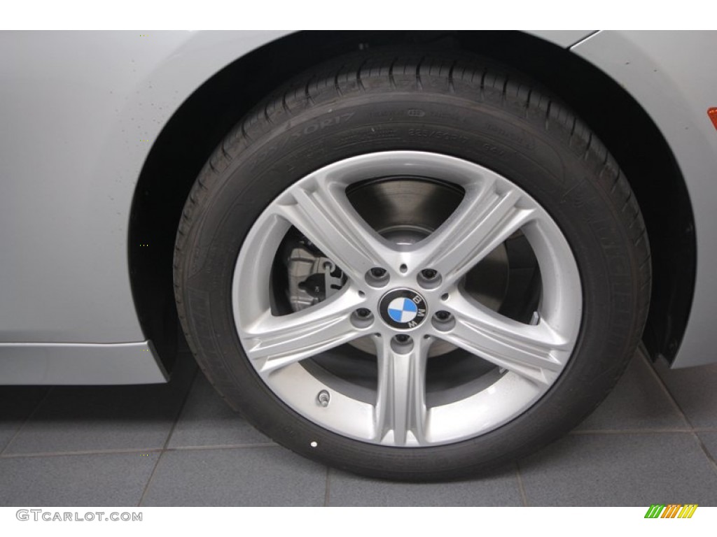 2013 3 Series 328i Sedan - Glacier Silver Metallic / Black photo #7
