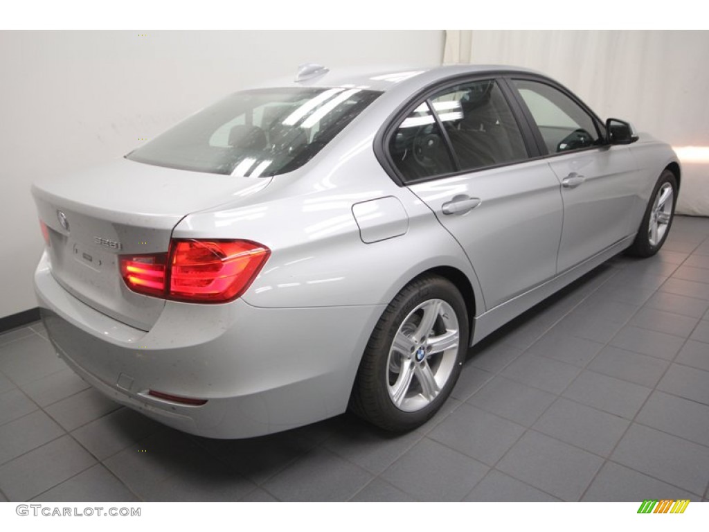2013 3 Series 328i Sedan - Glacier Silver Metallic / Black photo #8