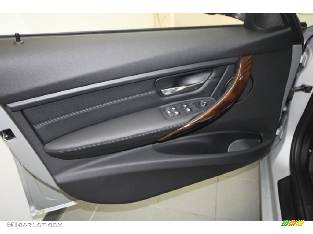 2013 3 Series 328i Sedan - Glacier Silver Metallic / Black photo #12