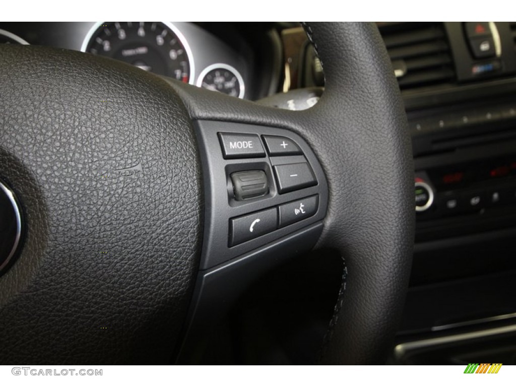 2013 3 Series 328i Sedan - Glacier Silver Metallic / Black photo #21