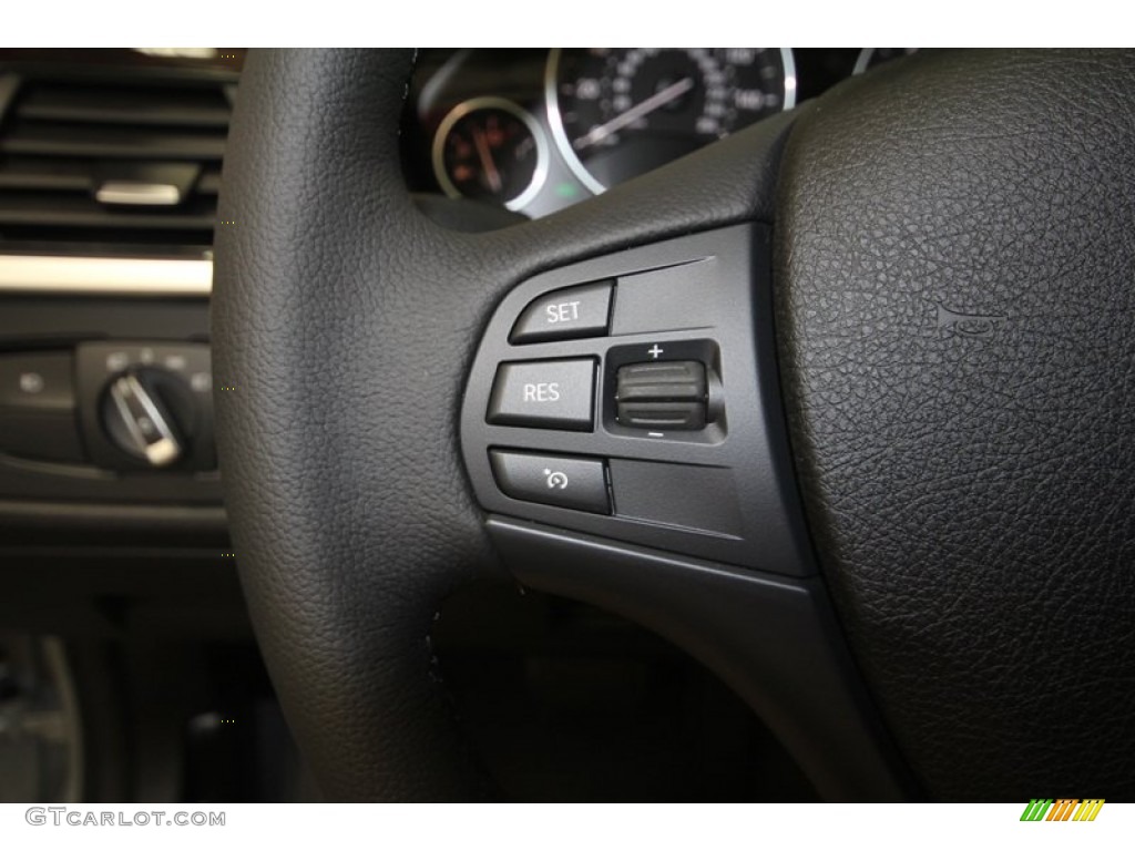 2013 3 Series 328i Sedan - Glacier Silver Metallic / Black photo #22