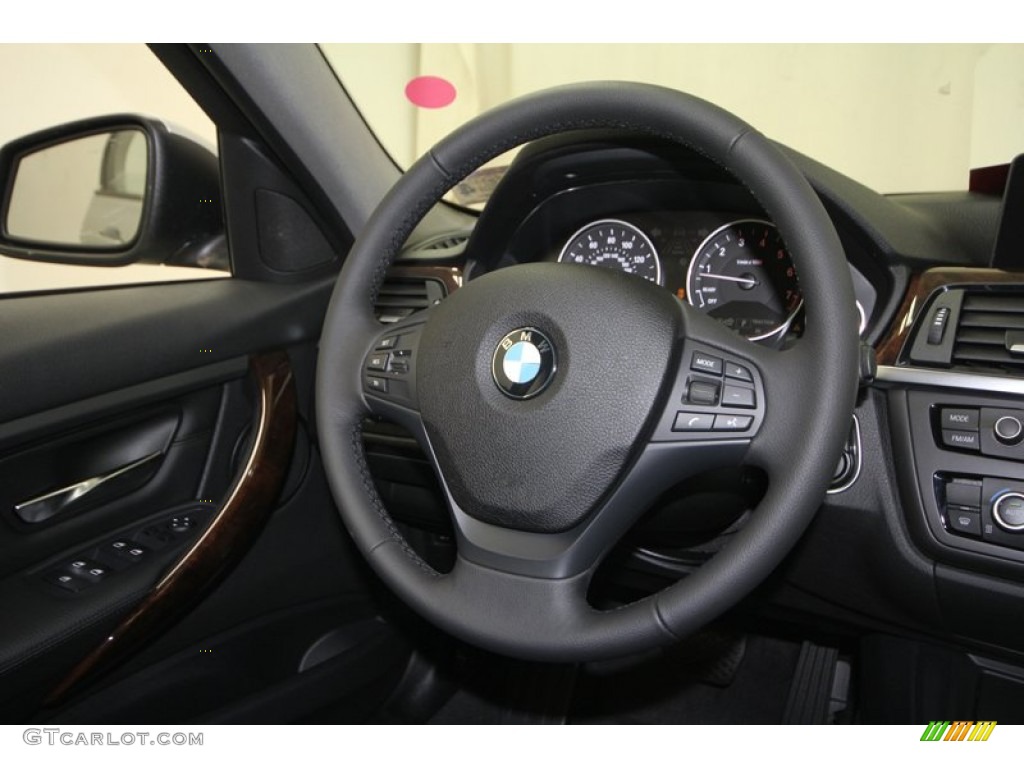 2013 3 Series 328i Sedan - Glacier Silver Metallic / Black photo #25