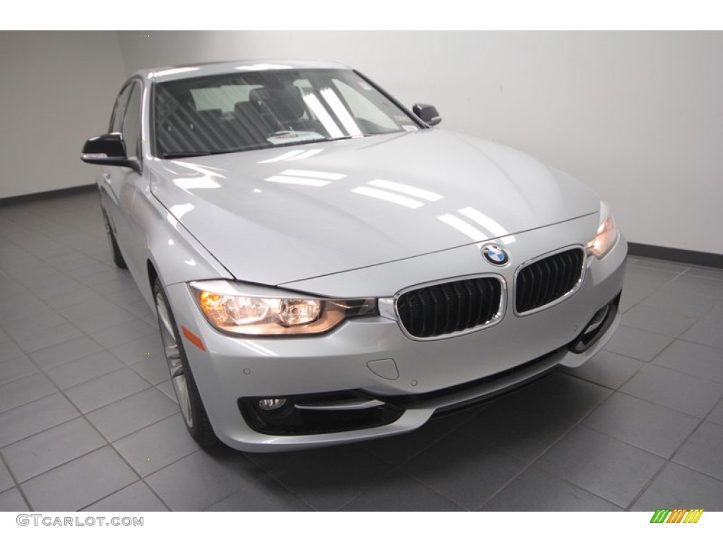 2013 3 Series 328i Sedan - Glacier Silver Metallic / Black photo #5