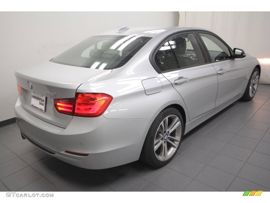 2013 3 Series 328i Sedan - Glacier Silver Metallic / Black photo #8