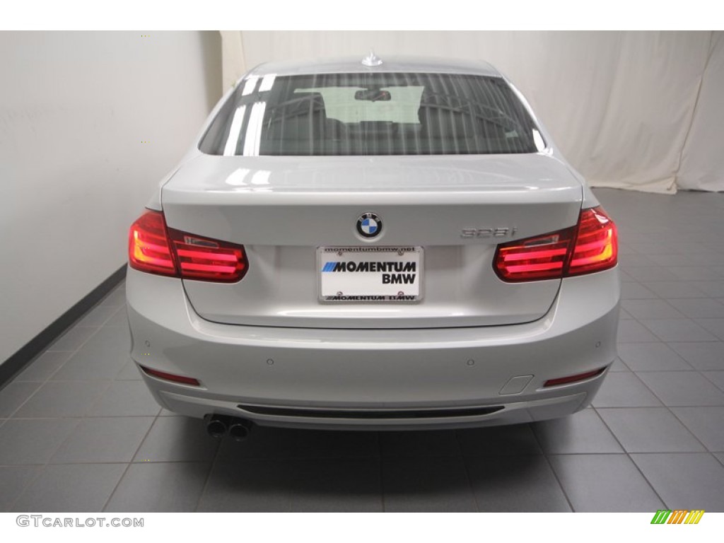 2013 3 Series 328i Sedan - Glacier Silver Metallic / Black photo #10