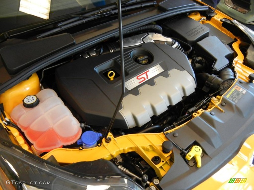 2013 Ford Focus ST Hatchback 2.0 Liter GTDI EcoBoost Turbocharged DOHC 16-Valve Ti-VCT 4 Cylinder Engine Photo #70632391