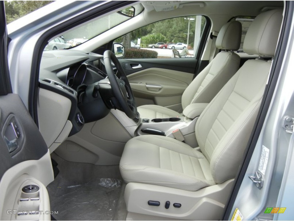 Medium Light Stone Interior 2013 Ford Escape SEL 2.0L EcoBoost Photo #70632562