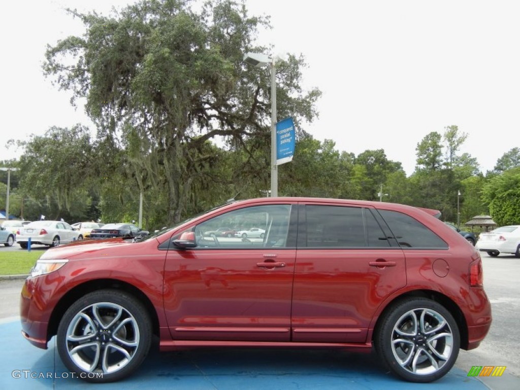 Ruby Red 2013 Ford Edge Sport Exterior Photo #70632883