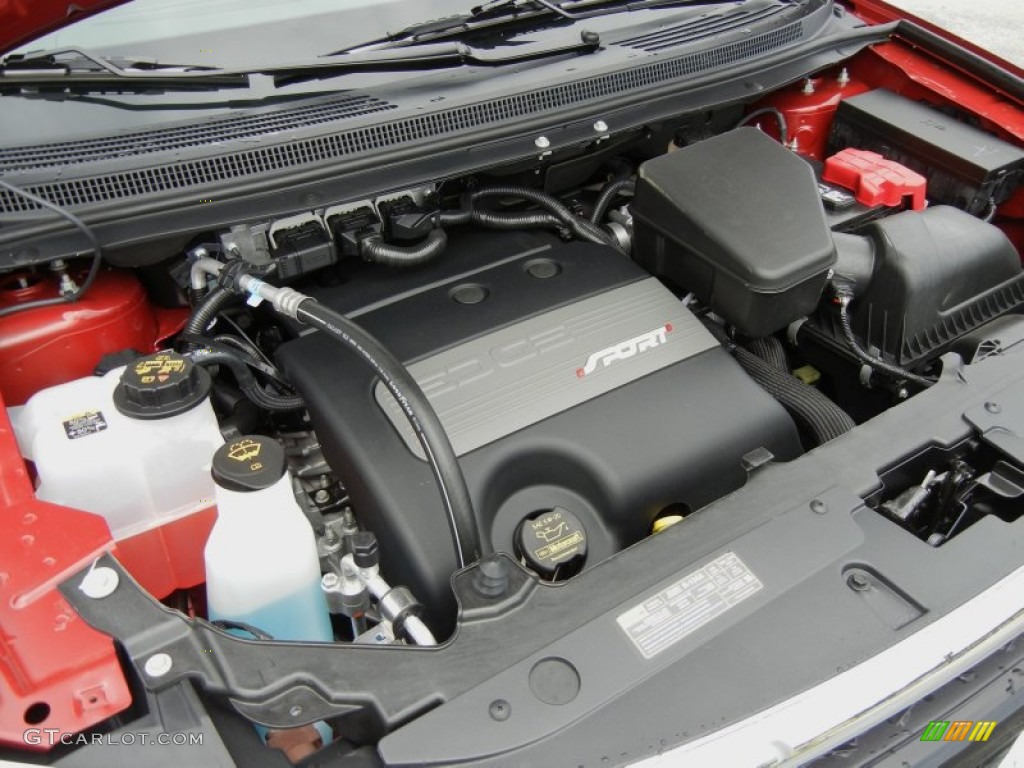 2013 Ford Edge Sport 3.7 Liter DOHC 24-Valve Ti-VCT V6 Engine Photo #70632976