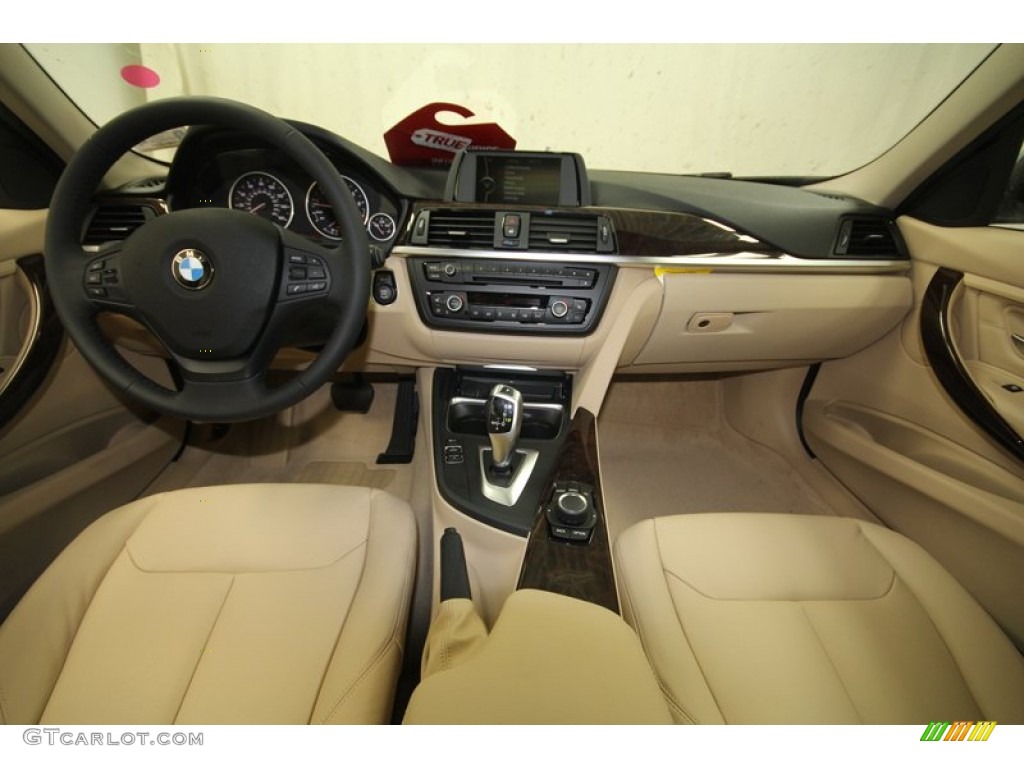 2013 3 Series 328i Sedan - Liquid Blue Metallic / Venetian Beige photo #4