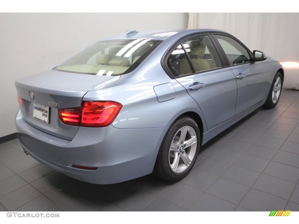 2013 3 Series 328i Sedan - Liquid Blue Metallic / Venetian Beige photo #8