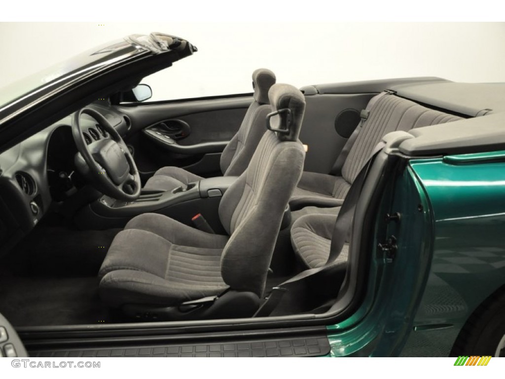 Dark Pewter Interior 1999 Pontiac Firebird Convertible Photo #70633516