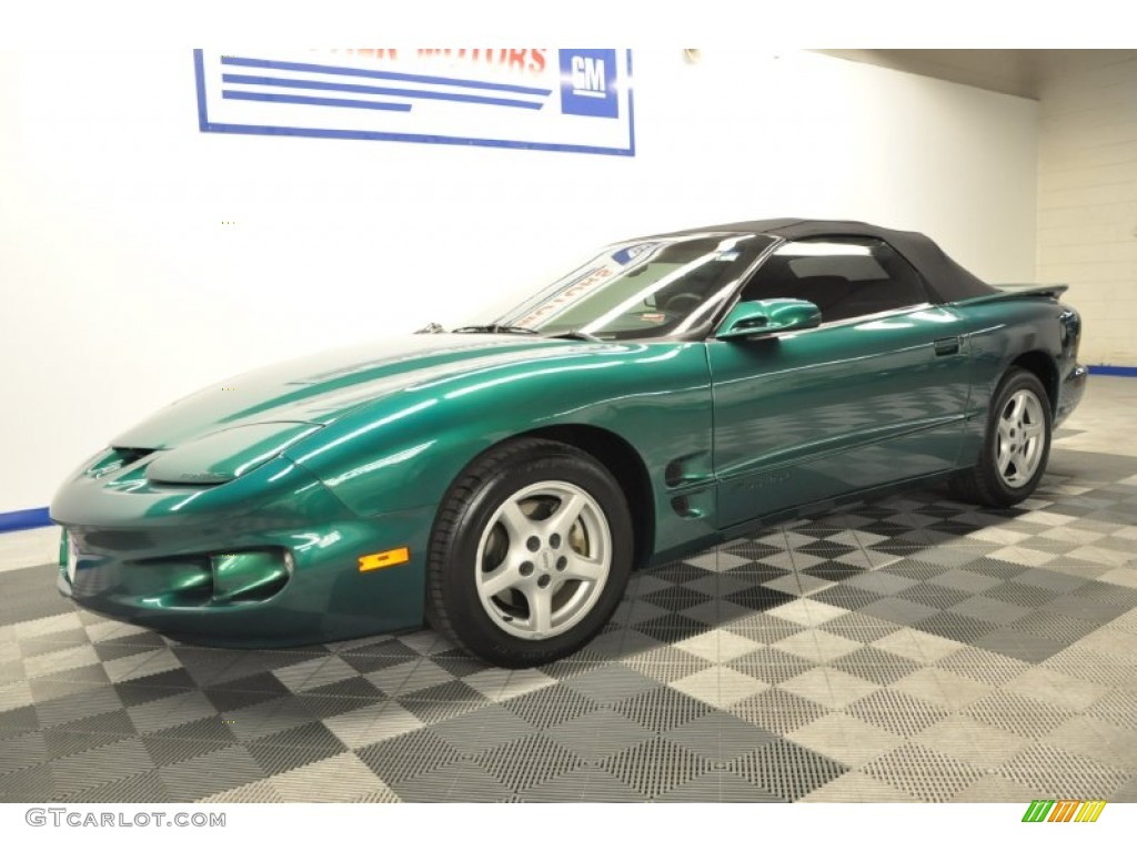 Green Metallic 1999 Pontiac Firebird Convertible Exterior Photo #70633795