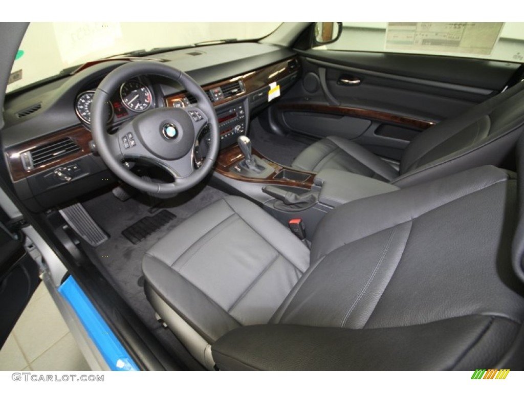 Black Interior 2013 BMW 3 Series 328i Coupe Photo #70633981