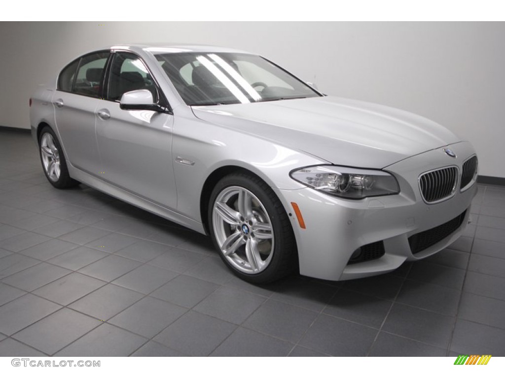 Titanium Silver Metallic 2013 BMW 5 Series 535i Sedan Exterior Photo #70634335