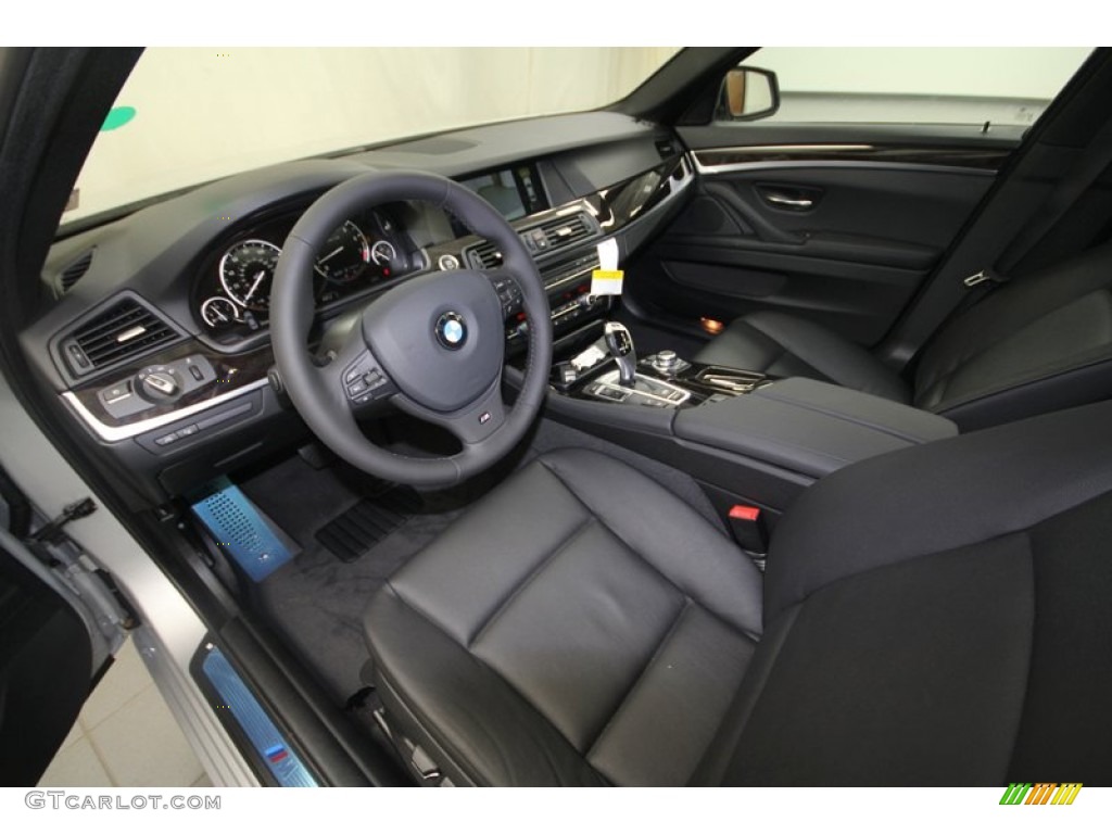 Black Interior 2013 BMW 5 Series 535i Sedan Photo #70634417