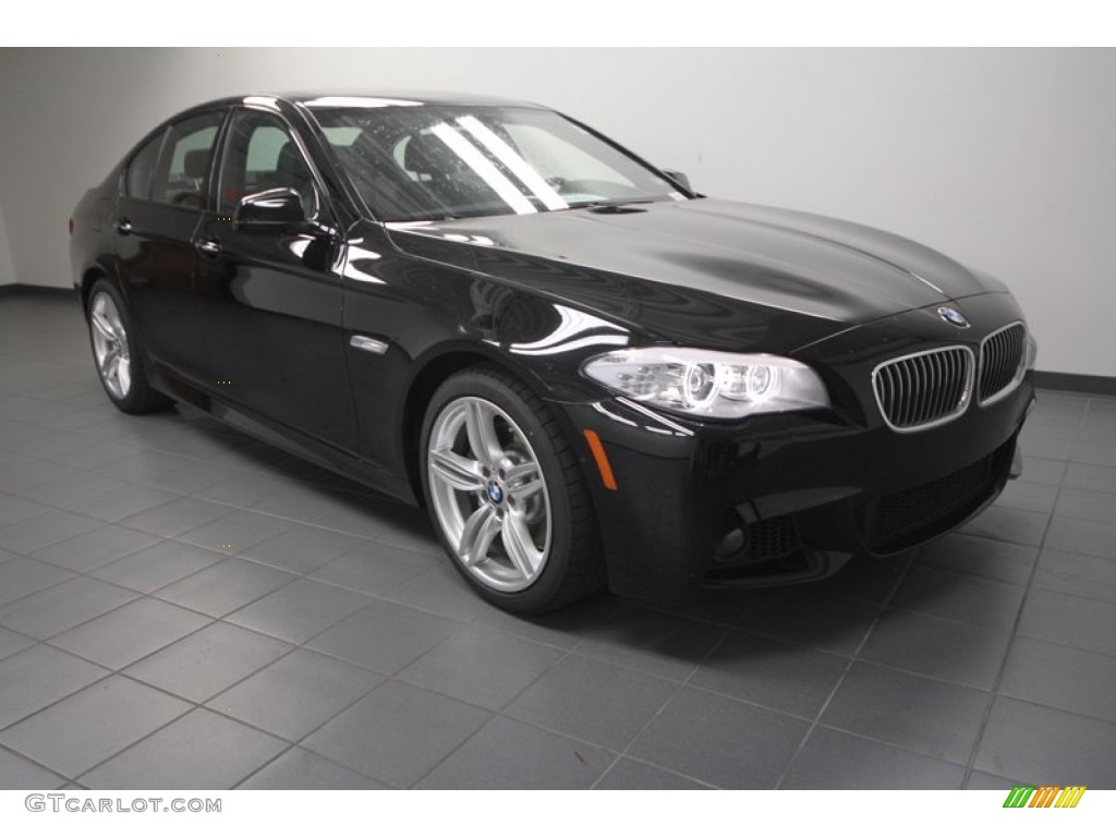 Jet Black 2013 BMW 5 Series 535i Sedan Exterior Photo #70634608