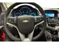 2012 Chevrolet Cruze Jet Black Interior Steering Wheel Photo