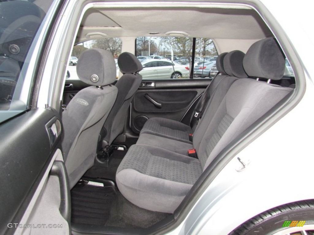 Black Interior 2003 Volkswagen Golf GLS 4 Door Photo #70637671