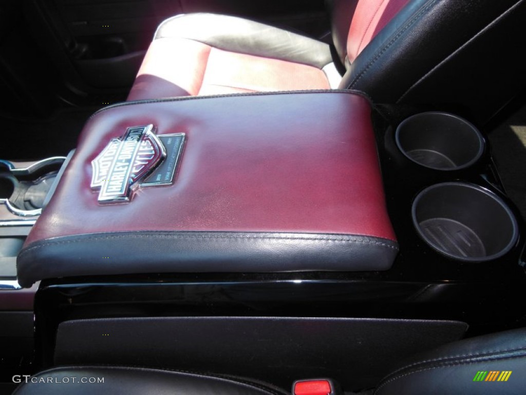 2010 F150 Harley-Davidson SuperCrew 4x4 - Tuxedo Black / Harley Davidson Lava Red/Black photo #24