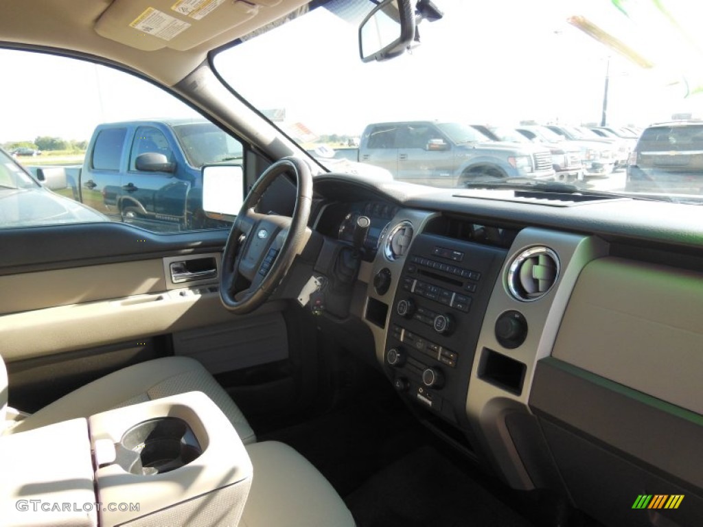 2010 F150 XLT SuperCrew 4x4 - Ingot Silver Metallic / Medium Stone photo #6