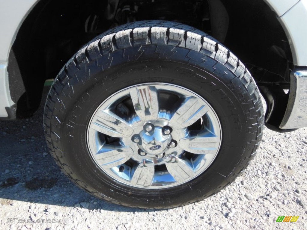 2010 F150 XLT SuperCrew 4x4 - Ingot Silver Metallic / Medium Stone photo #23