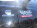 2007 Brilliant Black Crystal Pearl Dodge Ram 3500 Laramie Quad Cab 4x4 Dually  photo #2