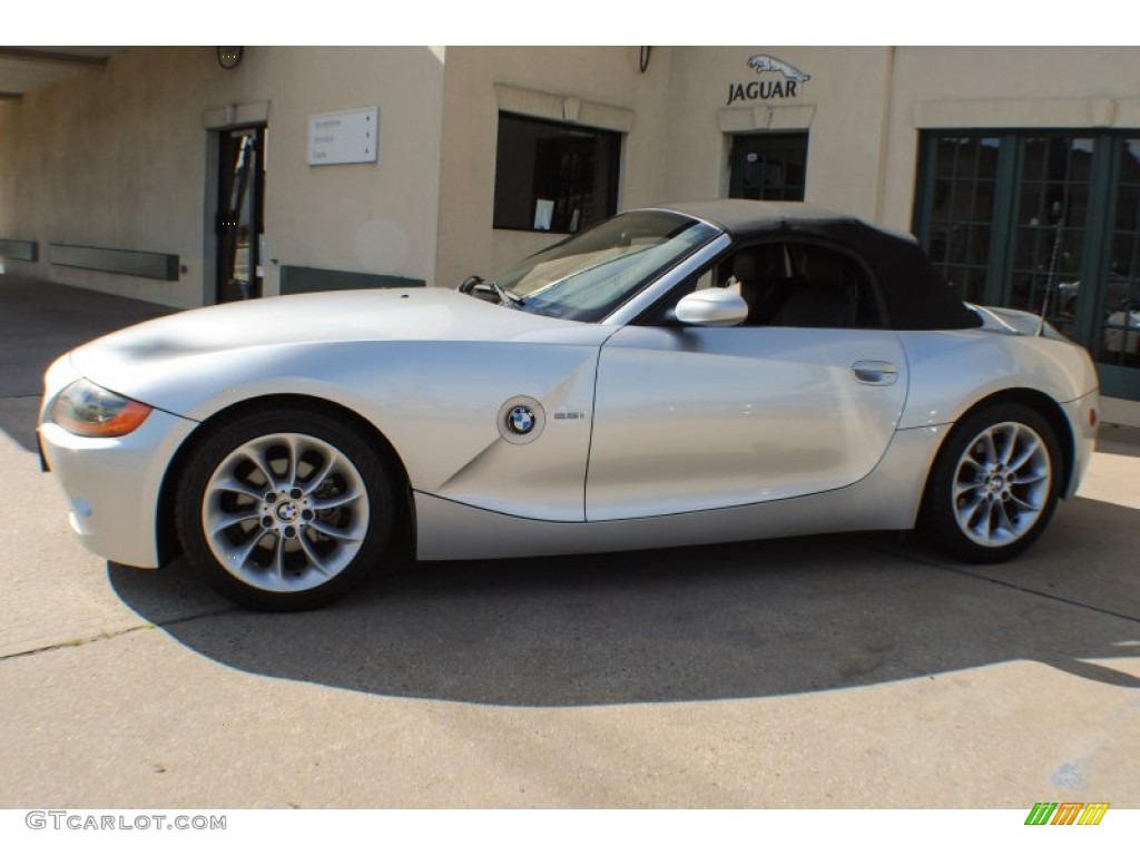 2004 Titanium Silver Metallic BMW Z4 2.5i Roadster 70617747 Photo 3 Car Color