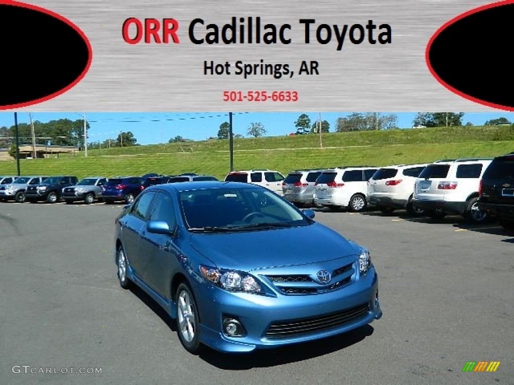 2013 toyota corolla tropical sea metallic #6