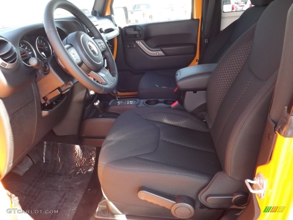 2013 Wrangler Sport S 4x4 - Dozer Yellow / Black photo #9