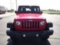 2012 Flame Red Jeep Wrangler Unlimited Sport 4x4 Right Hand Drive  photo #2